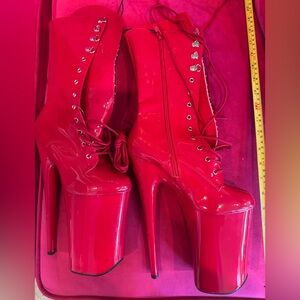 High Pleaser Ref Boots Size 6